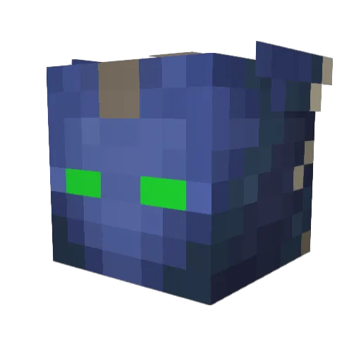 RoofTopLarry Minecraft avatar head, 3D render