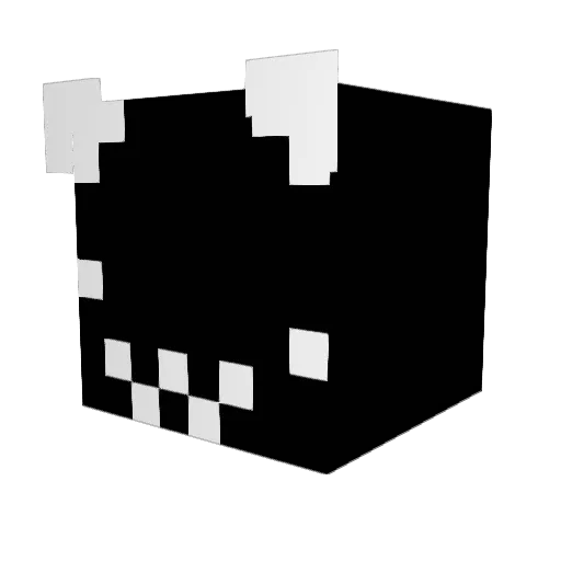 RookedLight Minecraft avatar head, 3D render