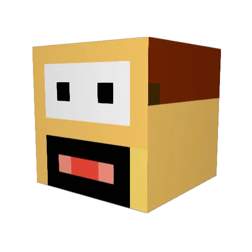 RookeryGamer Minecraft avatar head, 3D render