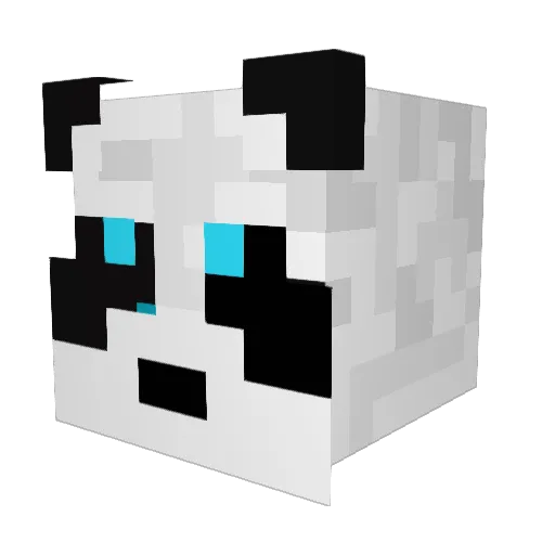 Rookie_3 Minecraft avatar head, 3D render