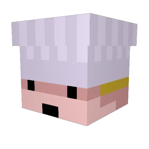 Rookie_Ray Minecraft avatar head, 3D render
