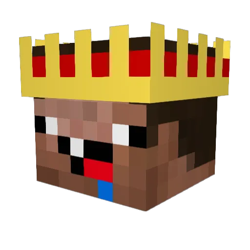 Rooky_Rock Minecraft avatar head, 3D render