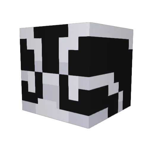 Roomle Minecraft avatar head, 3D render