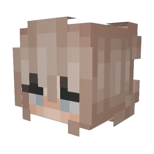 Roonil_Wazlib1 Minecraft avatar head, 3D render