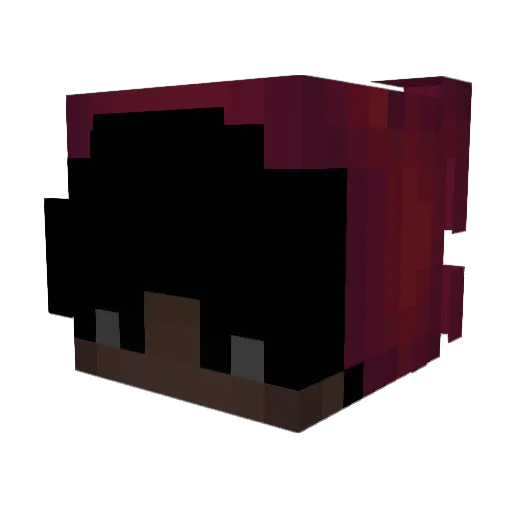 Roony023 Minecraft avatar head, 3D render