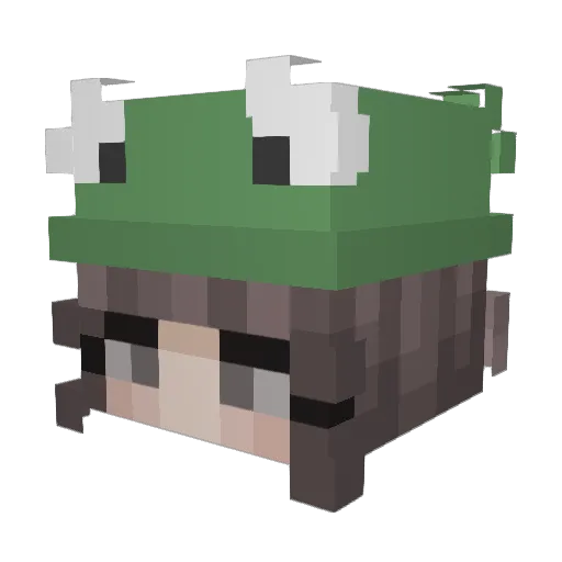 Rooobinv Minecraft avatar head, 3D render