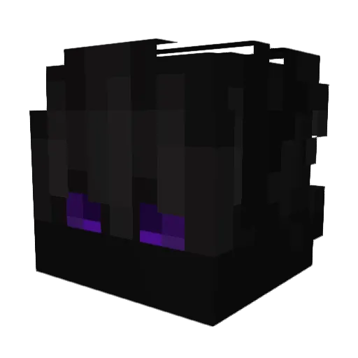 Rooqsted Minecraft avatar head, 3D render