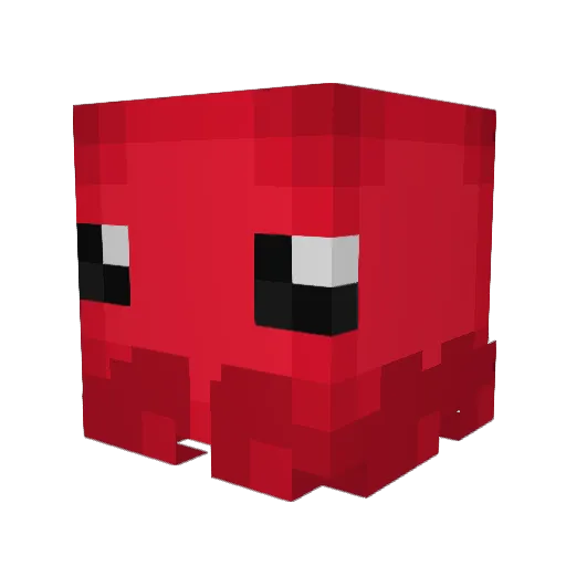 Roosieeeeeeeeee Minecraft avatar head, 3D render