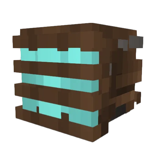 Roosteroach Minecraft avatar head, 3D render