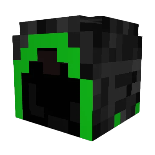 Roosterrancher Minecraft avatar head, 3D render