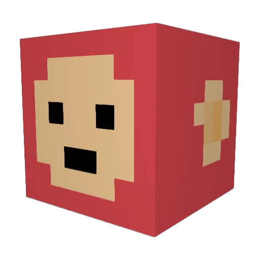 RootedBuzzard7 Minecraft avatar head, 3D render