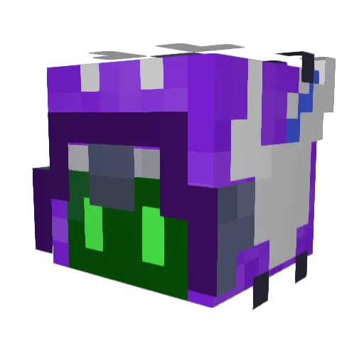 Rootorii Minecraft avatar head, 3D render