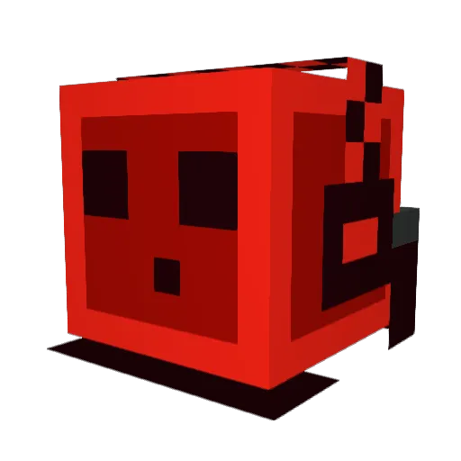 Rooz82 Minecraft avatar head, 3D render