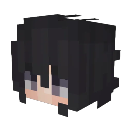Ror8 Minecraft avatar head, 3D render