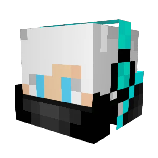 Rorchard74 Minecraft avatar head, 3D render