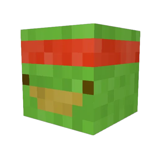 Roro5243 Minecraft avatar head, 3D render