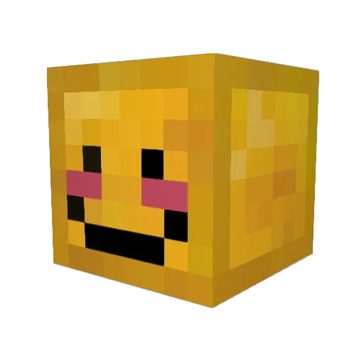 RoroKamari Minecraft avatar head, 3D render