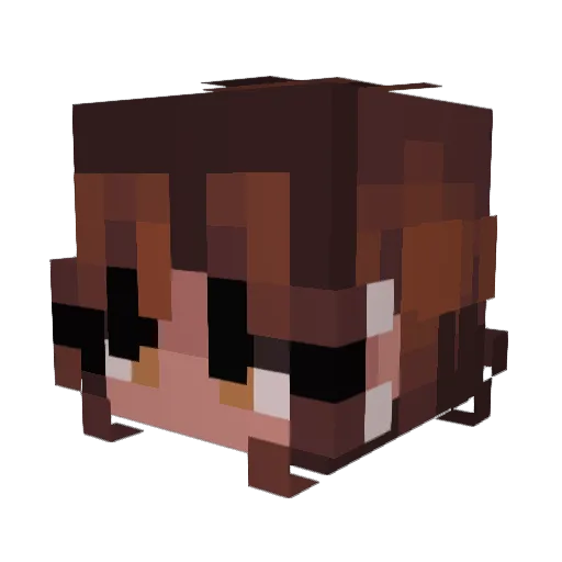 Rory03 Minecraft avatar head, 3D render