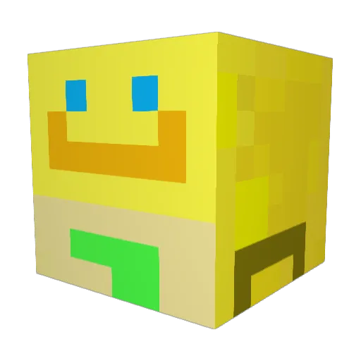 Rory113 Minecraft avatar head, 3D render