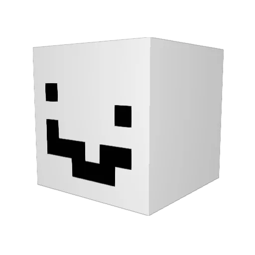 Rory5529 Minecraft avatar head, 3D render