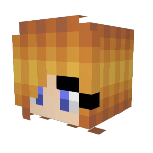 RoryGookin Minecraft avatar head, 3D render