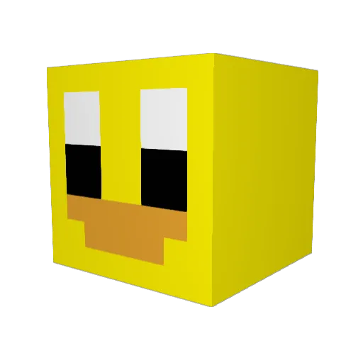 RoryM0907 Minecraft avatar head, 3D render