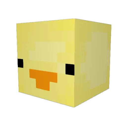 Rory_Roo_ Minecraft avatar head, 3D render