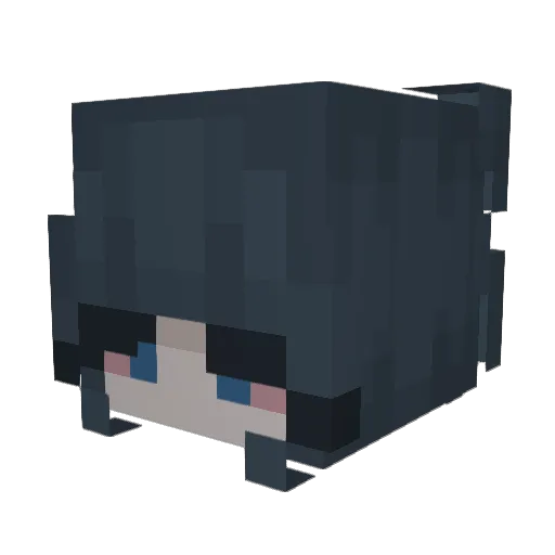 Rory_ie Minecraft avatar head, 3D render