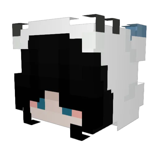 Roryy_ Minecraft avatar head, 3D render