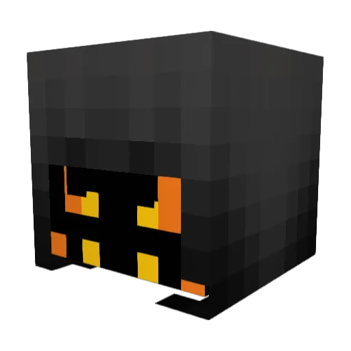 Ros34nne Minecraft avatar head, 3D render