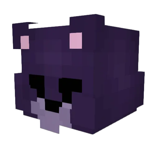 RosB Minecraft avatar head, 3D render