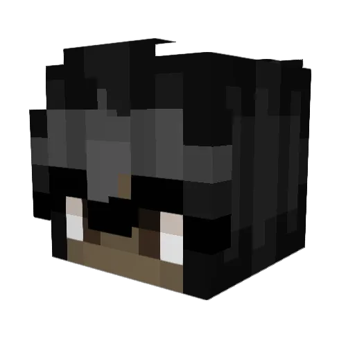 RosaParkinssons Minecraft avatar head, 3D render