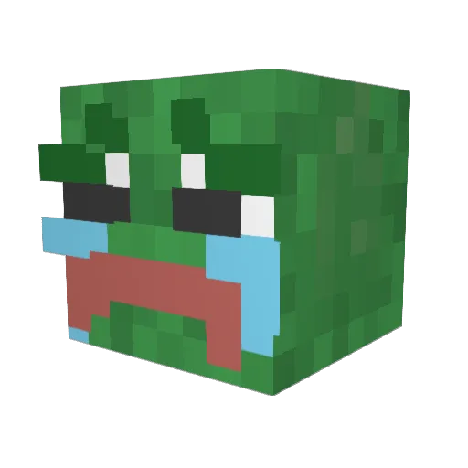 RosaParks6969 Minecraft avatar head, 3D render