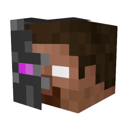 Rosae_Gold Minecraft avatar head, 3D render