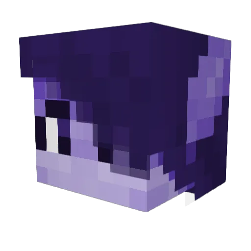 Rosalynn Minecraft avatar head, 3D render