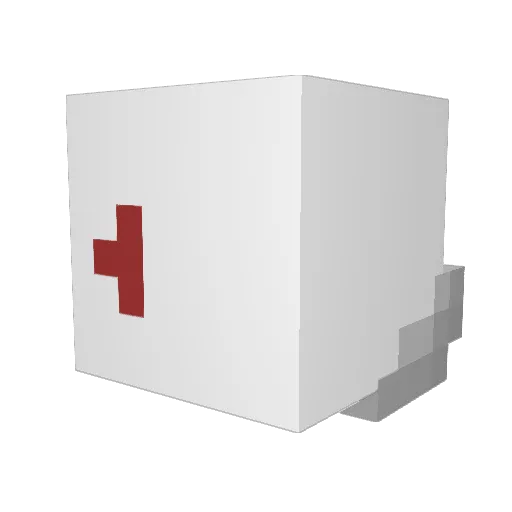 Rosardi Minecraft avatar head, 3D render