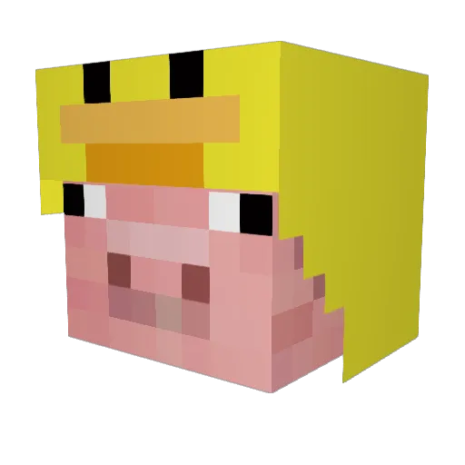 RosarioDa Minecraft avatar head, 3D render