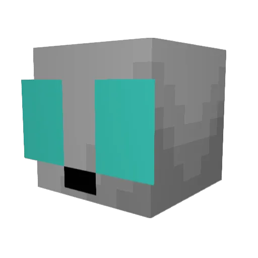 Rosco0109 Minecraft avatar head, 3D render