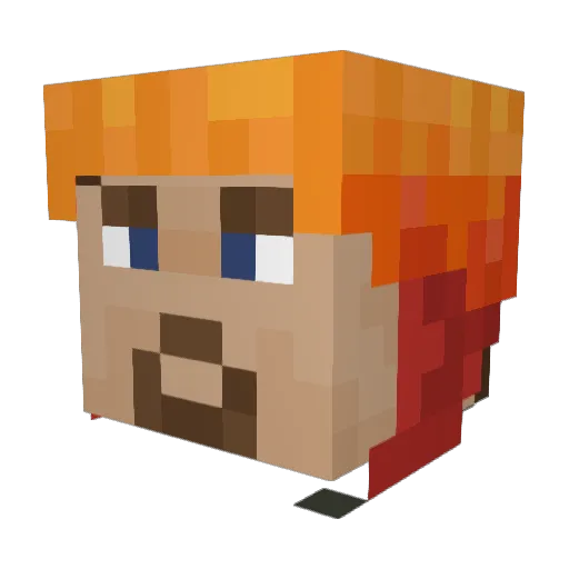 Rosco_RS Minecraft avatar head, 3D render