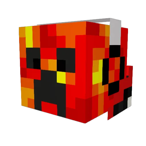Roscoe36 Minecraft avatar head, 3D render