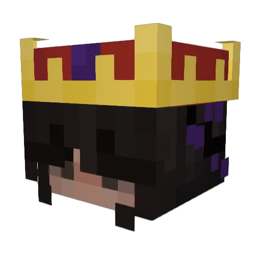 Rose32 Minecraft avatar head, 3D render