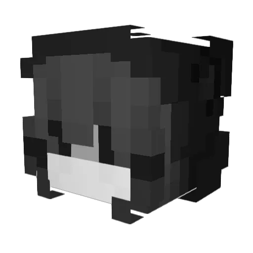 RoseA085 Minecraft avatar head, 3D render