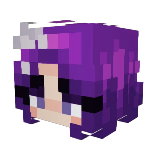 RoseEssina Minecraft avatar head, 3D render