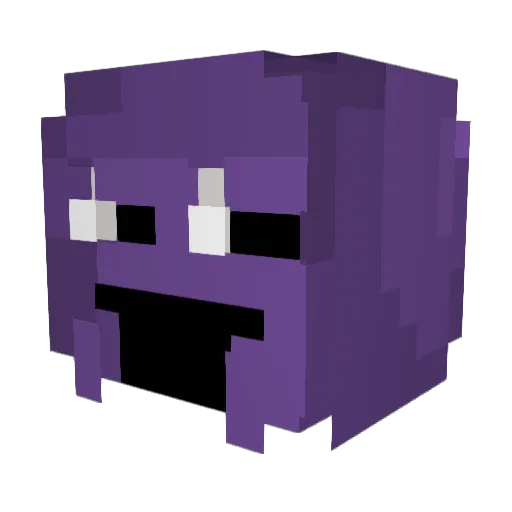 RoseJ_ Minecraft avatar head, 3D render