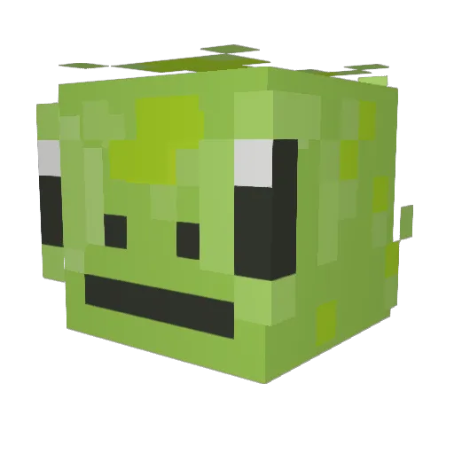 RosePrism108 Minecraft avatar head, 3D render