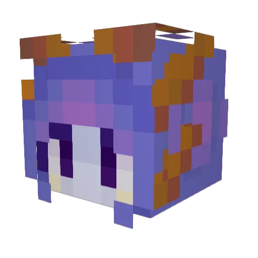 RoseSleepsAlot Minecraft avatar head, 3D render