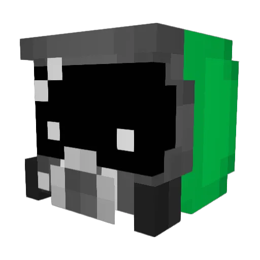 RoseTrn Minecraft avatar head, 3D render