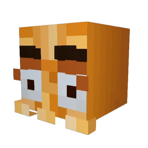 RoseWThorns Minecraft avatar head, 3D render