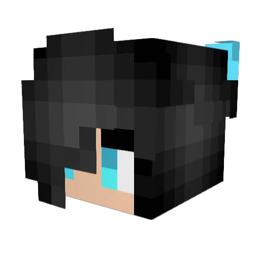 Rose_Awesomeness Minecraft avatar head, 3D render