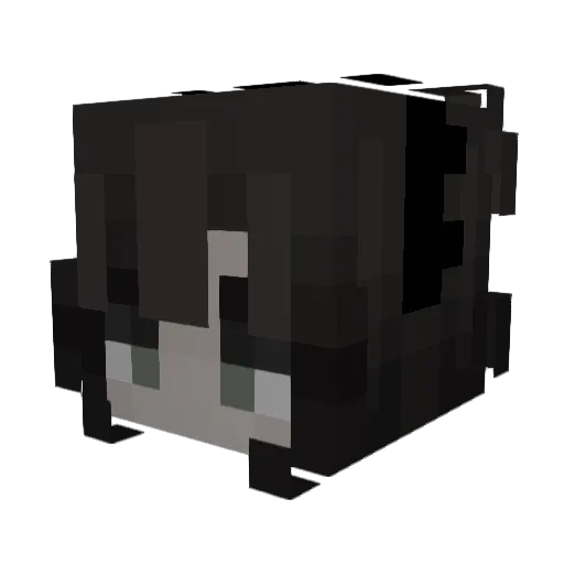 Rose_Budz Minecraft avatar head, 3D render